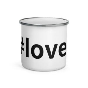 #love Enamel Mug