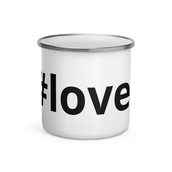 #love Enamel Mug