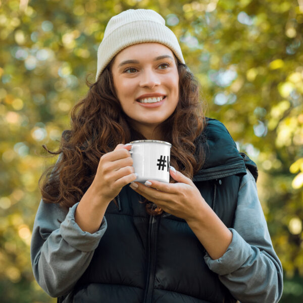 #kind Enamel Mug