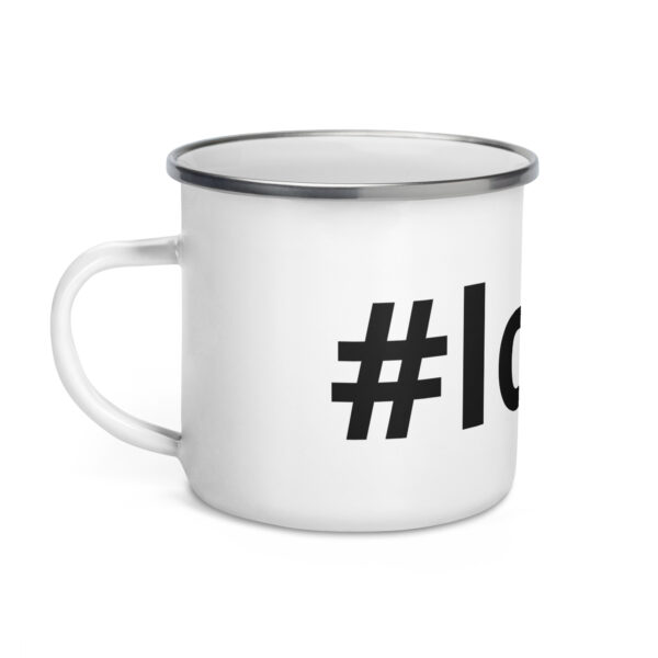 #love Enamel Mug - Image 3