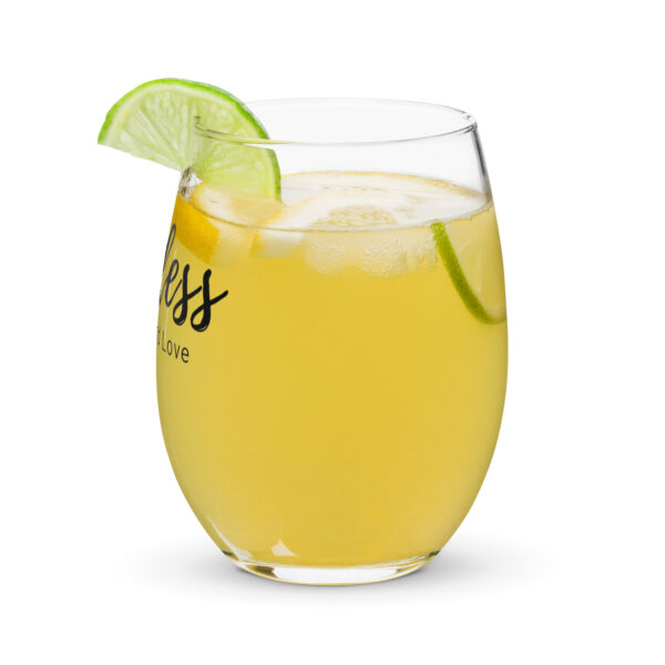 Goddess of Light and Love Stemless wine glass - Image 4