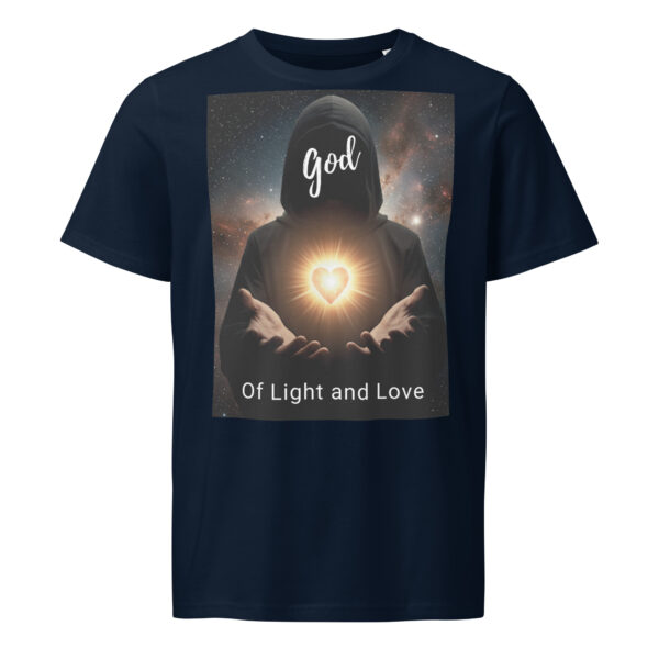 God of Light and Love Unisex organic mid-light t-shirt - Image 2