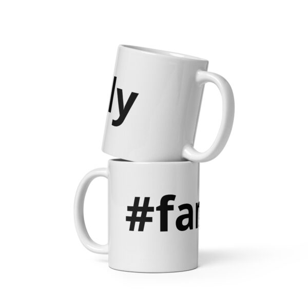 #family White glossy mug - Image 2
