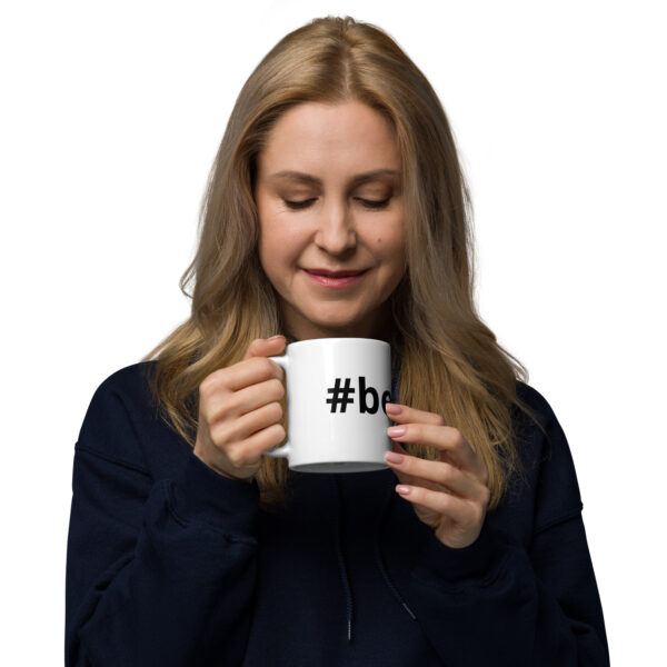 #beauty White glossy mug - Image 2