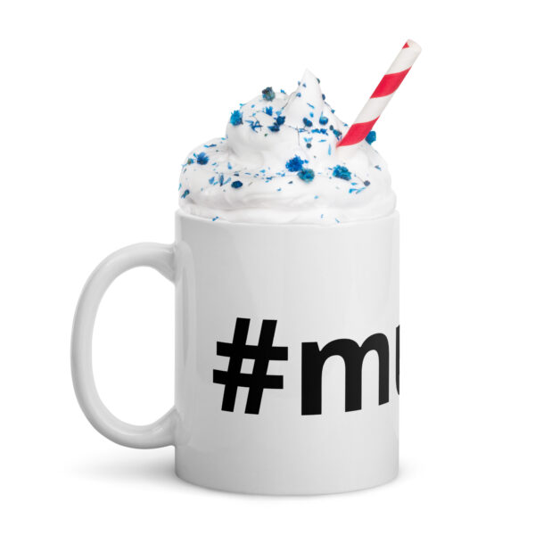 #music White glossy mug - Image 2