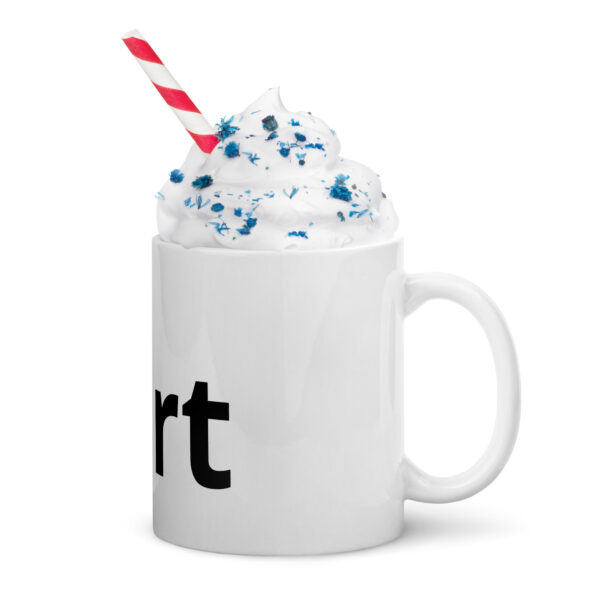 #art White glossy mug - Image 3