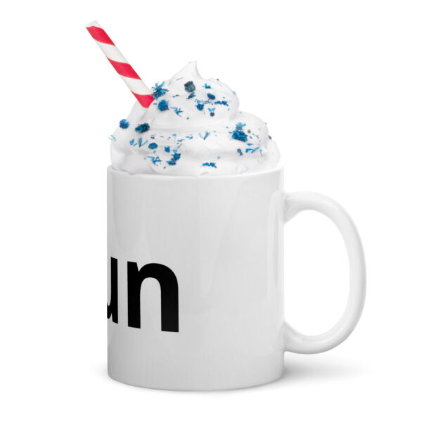 #fun White glossy mug - Image 3