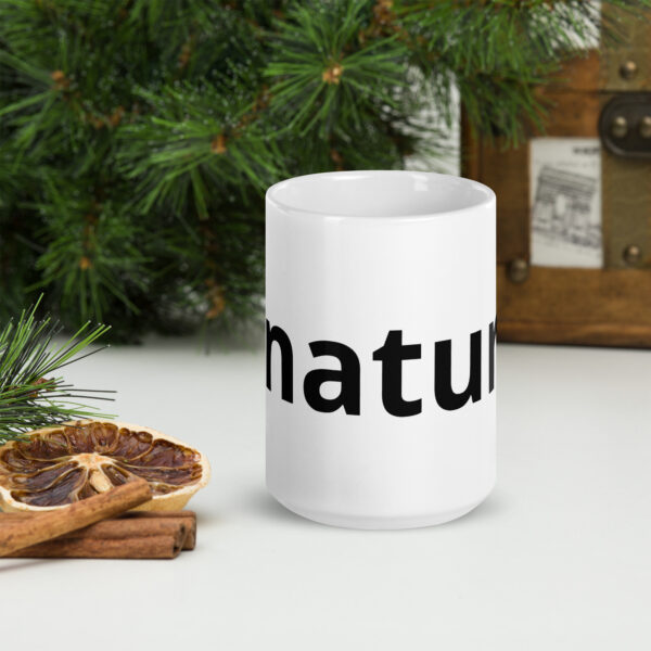 #nature White glossy mug - Image 7