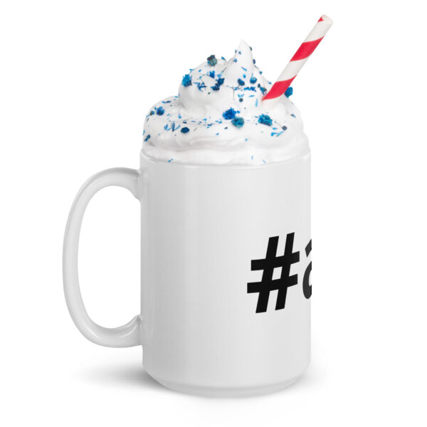 #art White glossy mug - Image 4