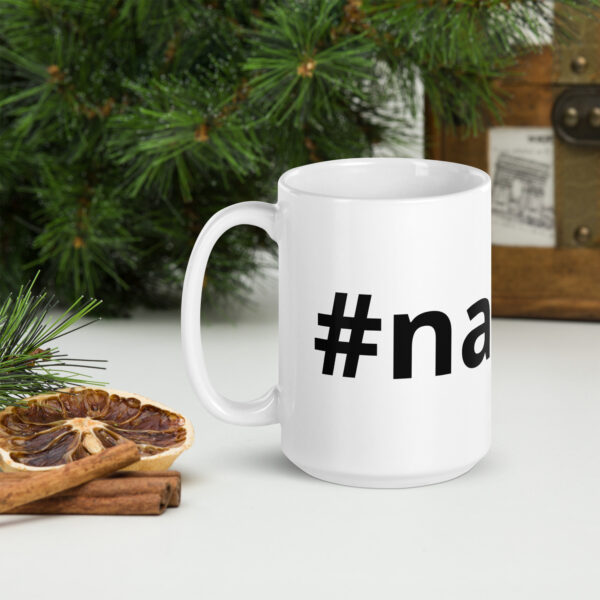 #nature White glossy mug - Image 5