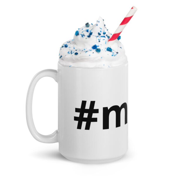 #music White glossy mug - Image 4
