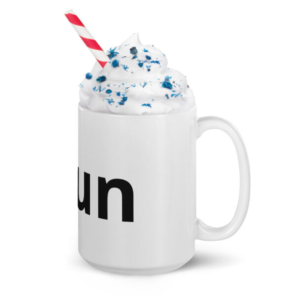 #fun White glossy mug - Image 5