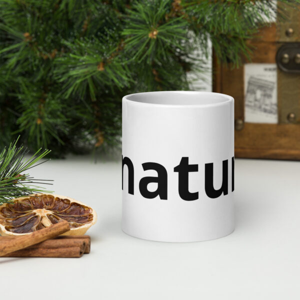 #nature White glossy mug - Image 9