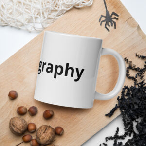 #photography White glossy mug