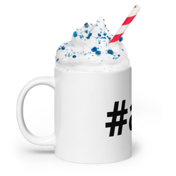 #art White glossy mug - Image 6