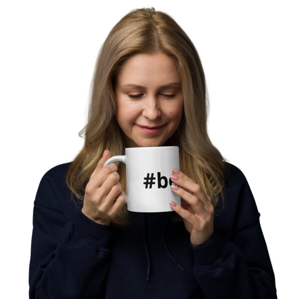 #beautiul White glossy mug - Image 6