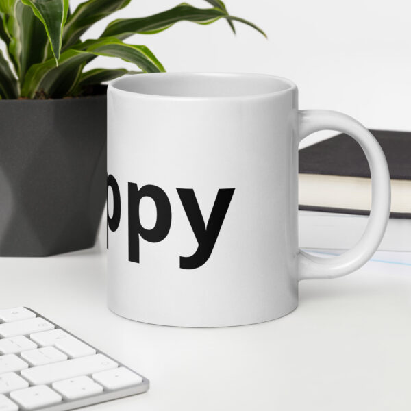 #happy White glossy mug - Image 10