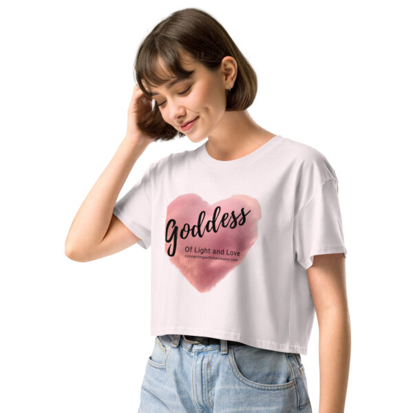 Goddess of Light and Love Women’s crop top - Image 15