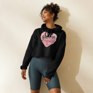 Goddess of Light and Love Crop Hoodie