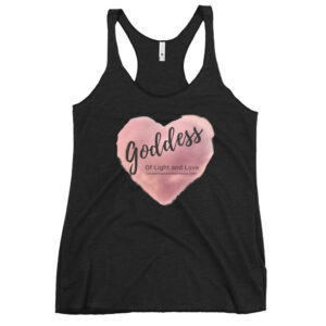 Goddess of Light and Love Women's Racerback Tank