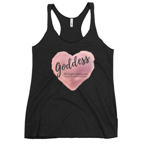Goddess of Light and Love Women's Racerback Tank